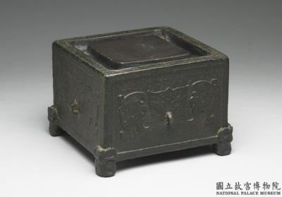 图片[3]-Duan inkstone with grooves decoration, Qing dynasty (1644-1911)-China Archive